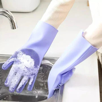 Washing Gloves, Silicone Dish Washer, Hand Gloves For Cleaning